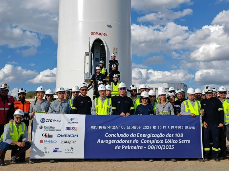 CTG's largest overseas greenfield wind power project achieved full-capacity grid connection