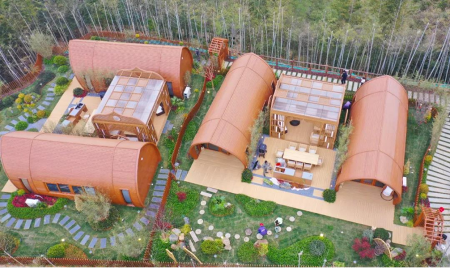 1.援建的万安县百美村宿 1.援建的万安县百美村宿