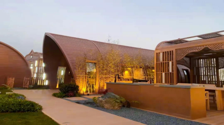 2.援建的万安县百美村宿 2.援建的万安县百美村宿